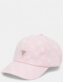 Czapka z daszkiem Guess  różowa damska V5GZ03.WH492