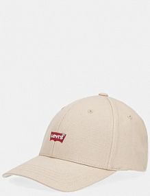 Czapka z daszkiem Levi's  beżowa damska D7723.0025