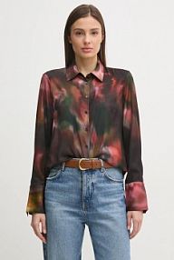 Koszula z długim rękawem Sisley  czarna 5V2SLQ025