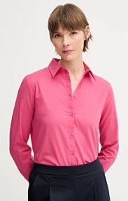 Koszula z długim rękawem United Colors of Benetton  różowa 5WPQDQ0AX