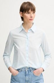 Koszula z długim rękawem United Colors of Benetton  niebieska 5WPQDQ0AX