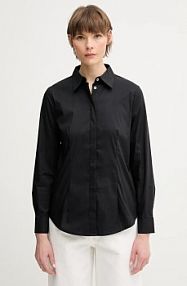 Koszula z długim rękawem United Colors of Benetton  czarna 54KXDQ03B