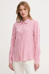 Koszula z długim rękawem United Colors of Benetton  różowa 5T17DQ0AZ