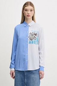 Koszula Desigual  niebieska damska 25SWCW36