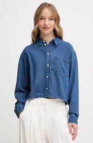 Koszula jeansowa Calvin Klein Jeans  niebieska J20J225518