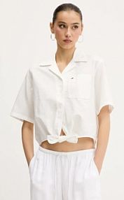 Koszula z krótkim rękawem Tommy Jeans  biała DW0DW20286