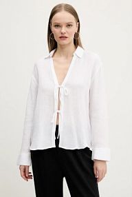 Bluzka Abercrombie & Fitch  biała damska KI140.5000.10