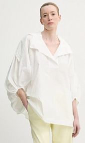 Bluzka MMC STUDIO  biała damska MANDAL