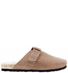 Klapki eleganckie Manebi  beżowe W.1.9.B0