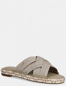 Klapki eleganckie Tommy Hilfiger  beżowe FW0FW08501