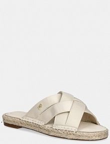 Klapki eleganckie Tommy Hilfiger  beżowe FW0FW08502