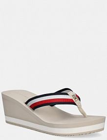 Japonki Tommy Hilfiger  beżowe damskie FW0FW08520