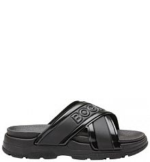 Klapki Bogner  czarne damskie 22526408