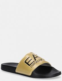 Klapki EA7 Emporio Armani  żółte damskie AF15118.7X000