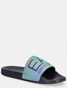 Klapki EA7 Emporio Armani  fioletowe damskie AF15118.7X000