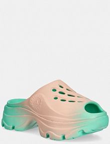 Klapki adidas by stella mccartney  zielone damskie JH8952