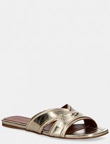 Klapki Zadig&Voltaire  złote damskie SWCT01939