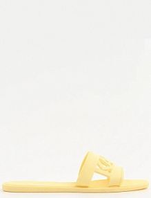 Klapki Karl Lagerfeld  żółte damskie KL80005T.VEE