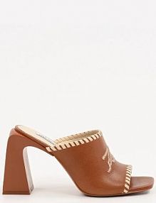 Klapki eleganckie Karl Lagerfeld  brązowe KL33172.022