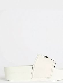 Klapki Karl Lagerfeld  białe damskie KL80805A.VT1