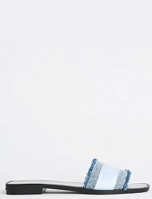 Klapki Karl Lagerfeld  niebieskie damskie KL80411.DLB