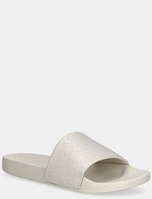 Klapki Calvin Klein  beżowe damskie HW0HW02420