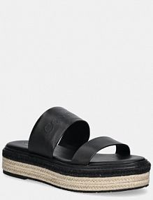 Klapki Calvin Klein  czarne damskie HW0HW02374