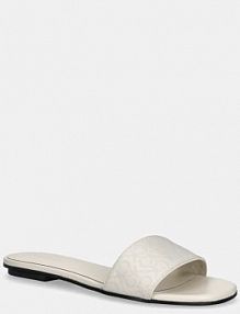 Klapki Calvin Klein  beżowe damskie HW0HW02388