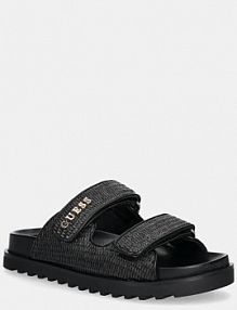 Klapki Guess  czarne damskie FLJFDE.FAP19.