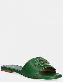 Klapki Baldinini  zielone damskie D5E224P1NAPP.