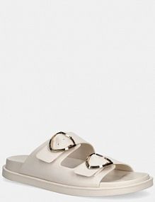 Klapki Blauer  beżowe damskie S5GLADE01.PUL