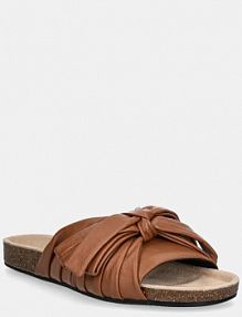 Klapki JW Anderson  brązowe damskie SN0096.LA0161