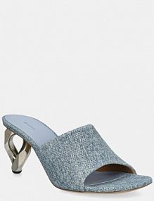 Klapki eleganckie JW Anderson  niebieskie SN0104.LA0238