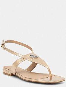 Sandały Lauren Ralph Lauren  złote damskie 802970532001.