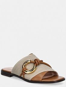 Klapki Coccinelle  brązowe damskie E4.SGI.17.01.