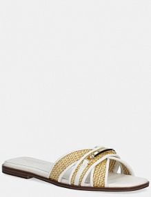 Klapki Twinset  białe damskie 251TGT020.002