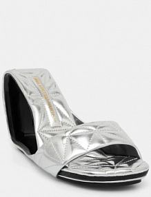 Klapki eleganckie United Nude  srebrne 10001902188