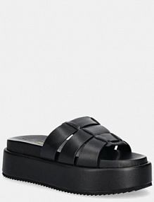 Klapki eleganckie Buffalo  czarne 1602256.BLK