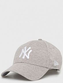 Czapka z daszkiem new era  szara damska 12523897