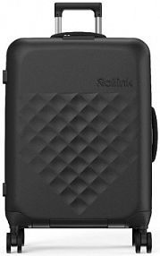Walizka Rollink  czarna W6649