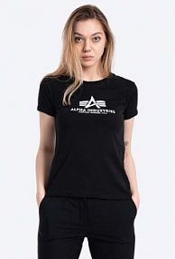 T-shirt alpha industries  czarny damski 196051.03