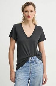 T-shirt rag & bone  czarny damski W272C34CH