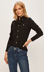 Koszula Polo Ralph Lauren  czarna damska 211664427010