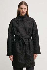 Płaszcz EA7 Emporio Armani  czarny damski AF15382.7W000