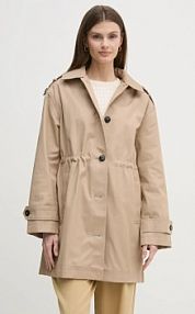 Płaszcz Tommy Hilfiger  beżowy damski WW0WW43742