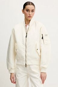 Kurtka przejściowa Guess Jeans  beżowa damska W5RL81.WHAA2