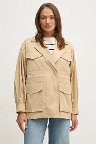 Kurtka przejściowa Sisley  beżowa damska 22KVLN05I