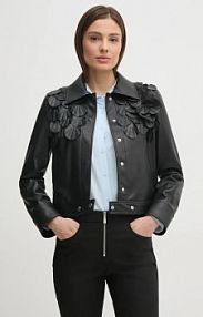 Kurtka przejściowa Sisley  czarna damska 20BZLN05K