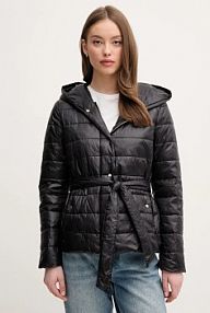 Kurtka przejściowa Sisley  czarna damska 233PLN05D