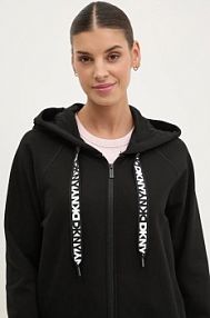 Bluza rozpinana DKNY  czarna damska DP5J9510